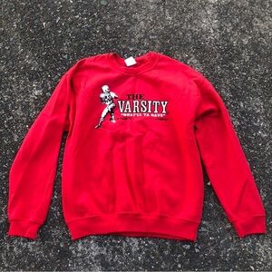 Varsity diner red pullover sweatshirt Atlanta Georgia size medium